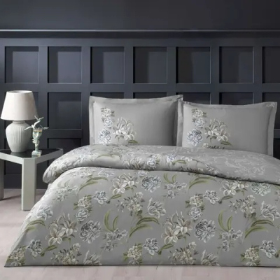 Комплект постельного белья ТАЧ Сатин 2-спальный "ELODIE" (цвета в ассортименте)