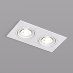 DK3022-WH Встраиваемый светильник, IP 20, 10 Вт, GU5.3, LED, белый, пластик