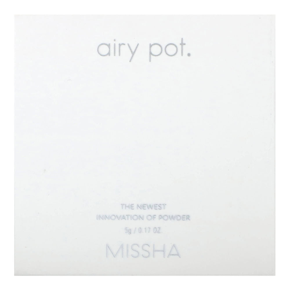 Missha, Airy Pod Pressed Powder, полупрозрачная, 5 г (0,17 унции)