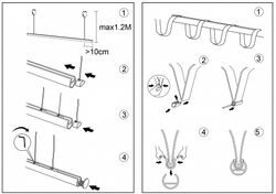 Подвес для трека Denkirs BELTY ROD TR5537-BK