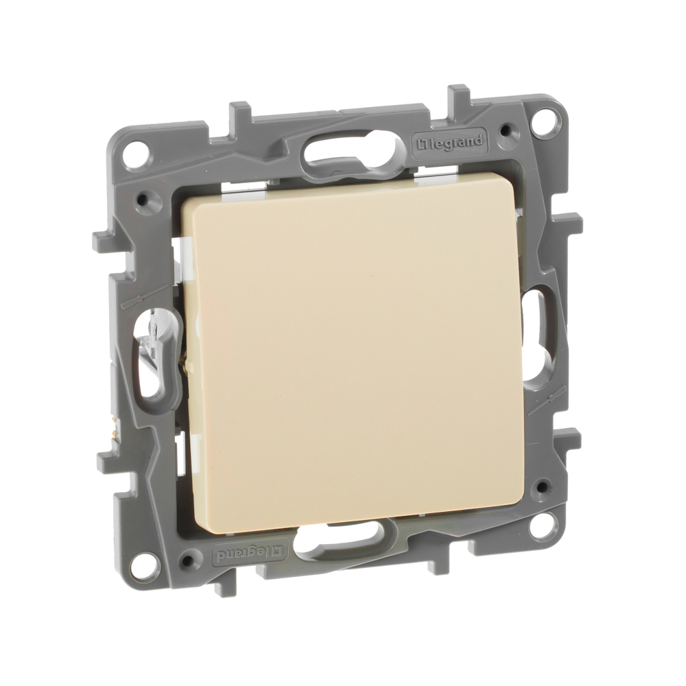 Выключатель 1-клавишный 10А 250В слоновая кость ETIKA Legrand