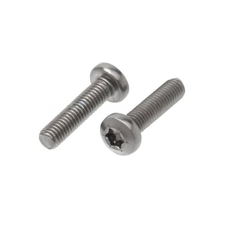 Винт DIN 7985 А2 M 2,5х12 Tх8 с полукруглой головкой, шлиц TORX в упак 500 шт