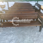 Скамейка чугунная «Волна»