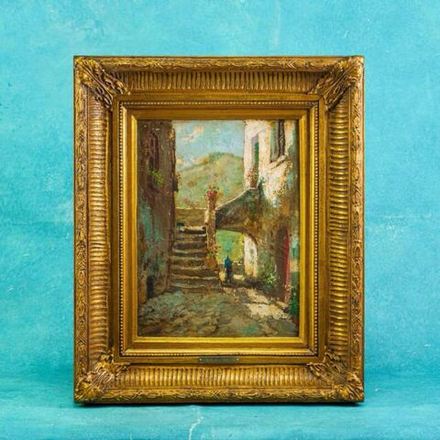 Винтаж: Картина «Старинная Улица»