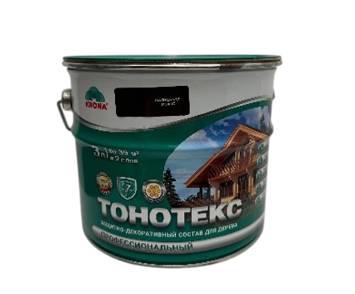 KRONA Состав защитно-декоративный Тонотекс рябина яркая 3 л.