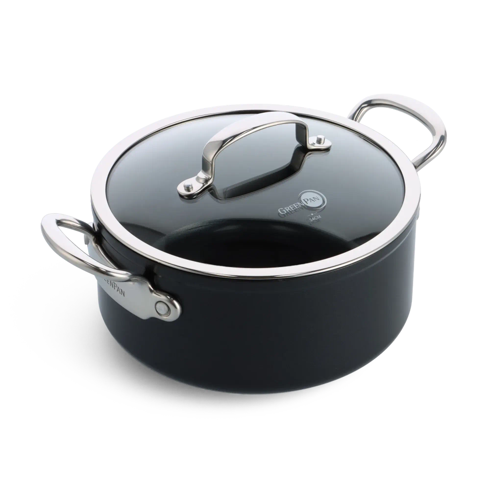 GreenPan Кастрюля Barcelona Pro 24 см 4,9 л с крышкой