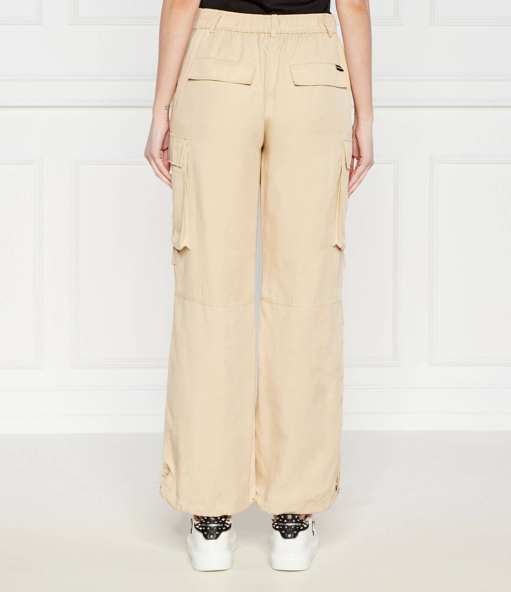 Брюки карго Karl Lagerfeld - бежевый(241W1000)