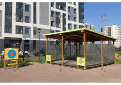 Теневой навес 20 кв. метров