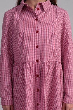 Платье женское 4625А, красный #381Кр054625А