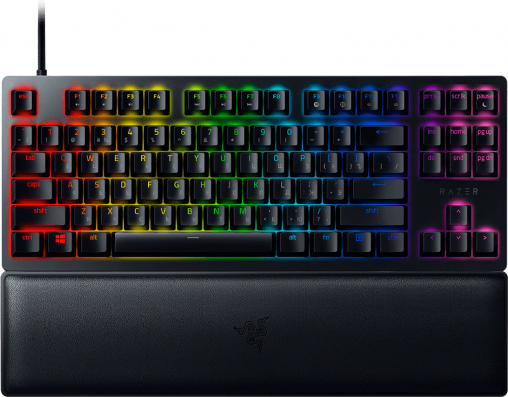 Клавиатура проводная Razer Huntsman V2 Tenkeyless (Red Switch) RGB черная