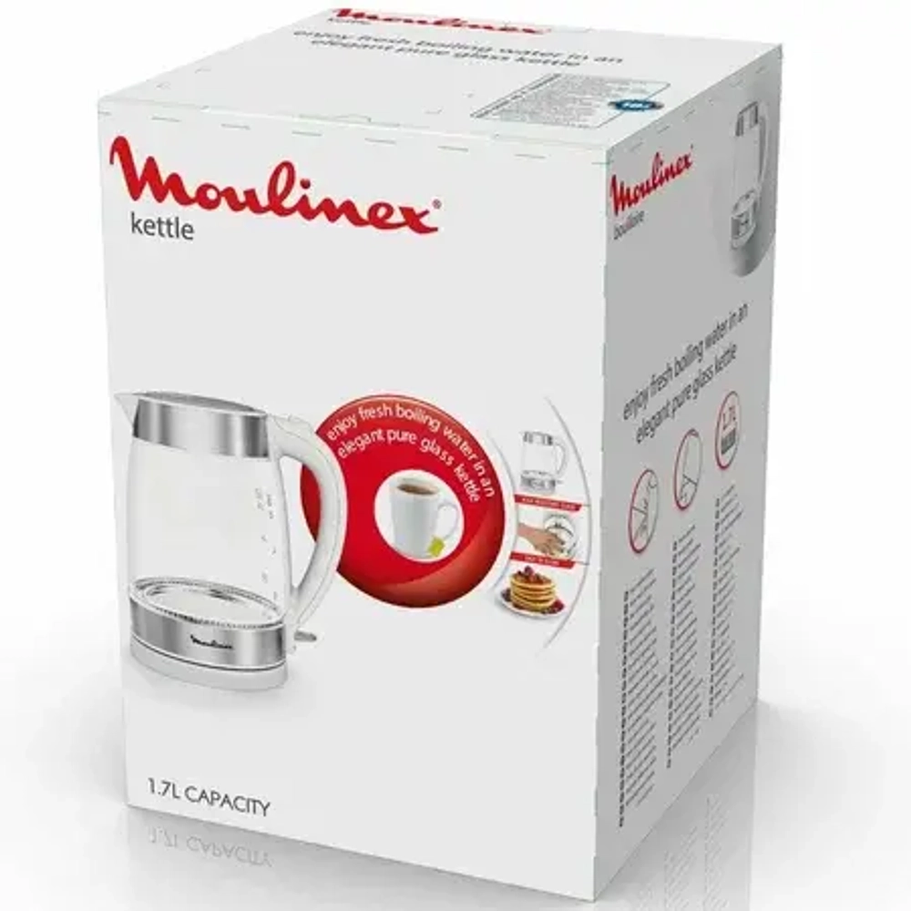 Электрочайник Moulinex GLASS BY600130 (y)