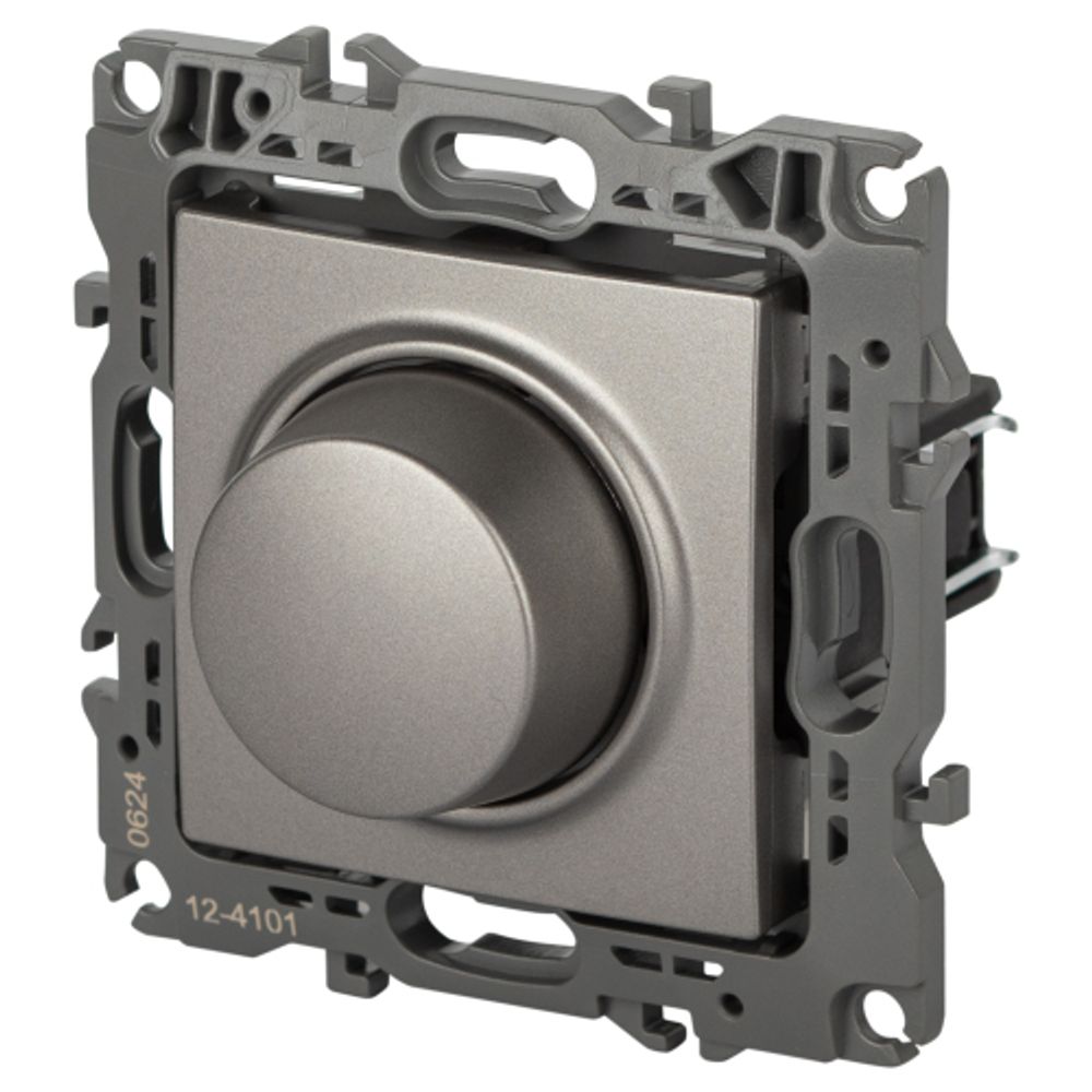 Светорегулятор ЭРА Серия 12 12-4101-16 поворотно-нажимной, 400ВА 230В, титан