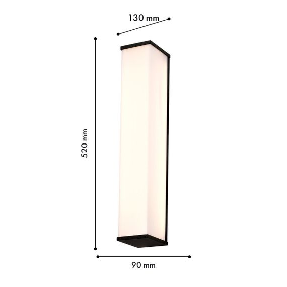 Уличный настенный светодиодный светильник Favourite Paolo 4395-1W