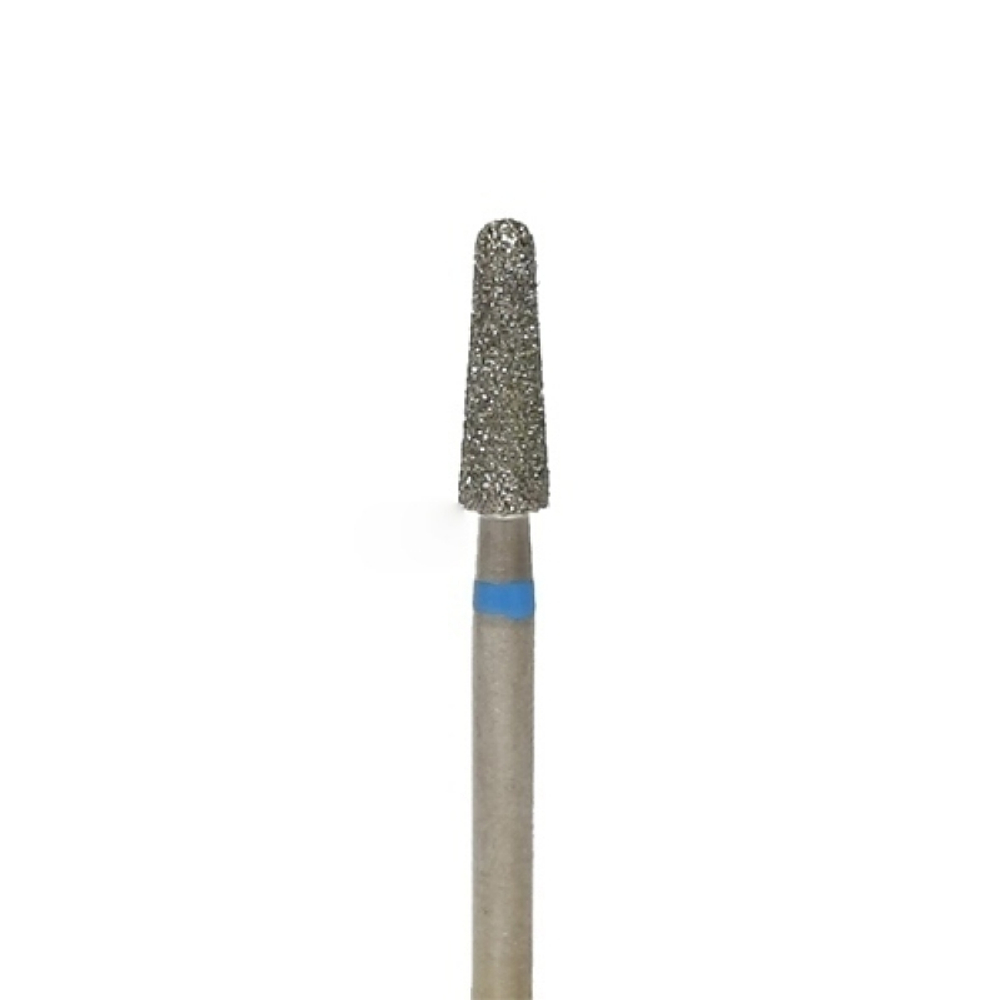 Фреза алмазная Конус закругленный, 33 мм, синяя