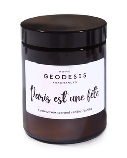 Свеча ароматическая Paris est une fete Свеча Geodesis Коричневый