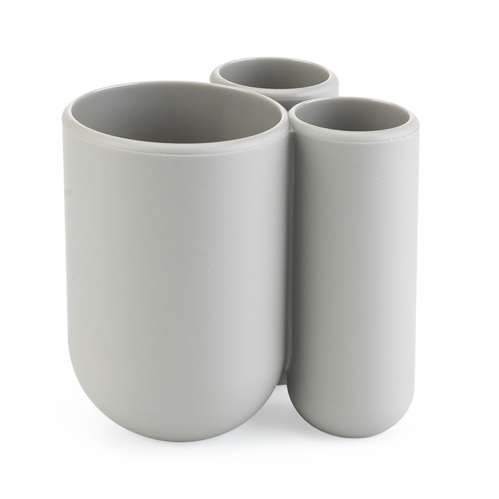 Стакан для зубных щеток touch, серый