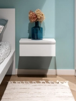 Тумба подвесная Варма 1, 50*21*30 см, белый