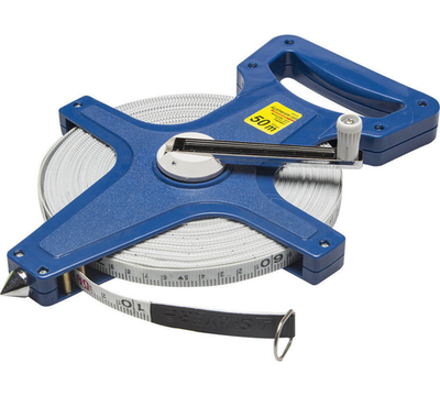 STAYER GeoMax, 50 м, геодезическая фиберглассовая мерная лента (3418-50)