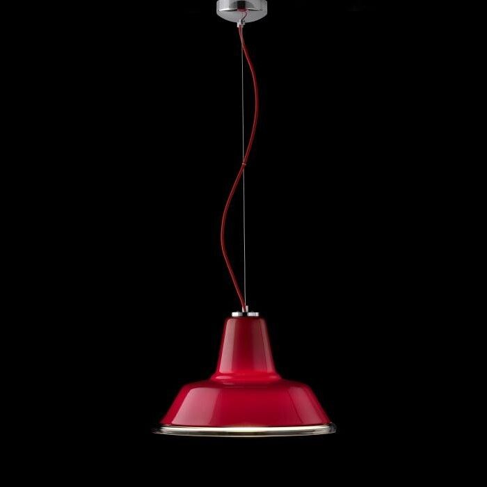 Подвесной светильник Selene Illuminazione Lampara cromo/red/white 2756-002029011