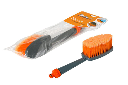 Щетка для мытья на шланг 33 см Airline с мягкой распушенной щетиной