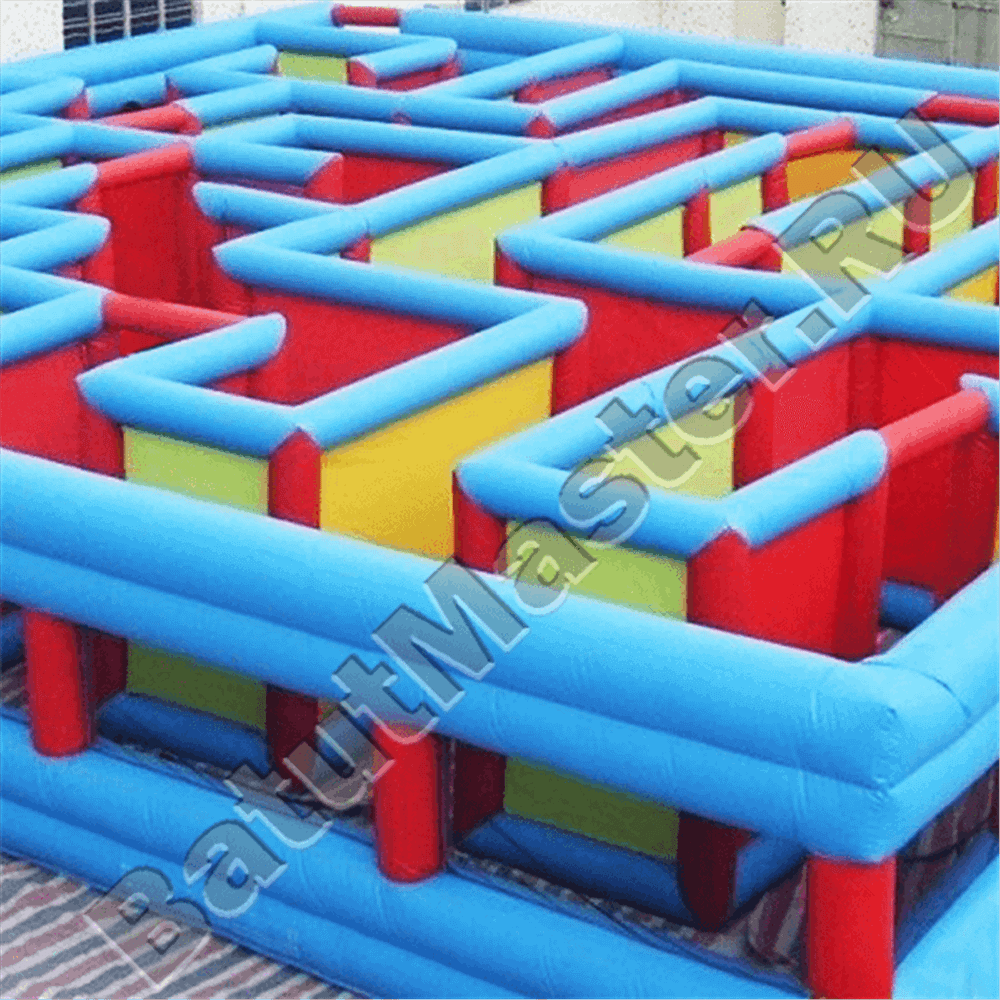 Коммерческий надувной батут "Лабиринт"