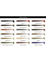 Приманка силиконовая Keitech Swing Impact 4.5" #417 Gold Flash Minnow, 3 упаковки по 6 штук