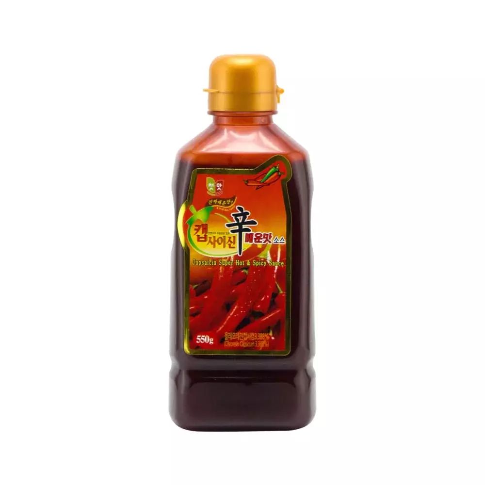 Соус Cheongwoo Capsaicin Капсаицин острый 550 г, 2 шт