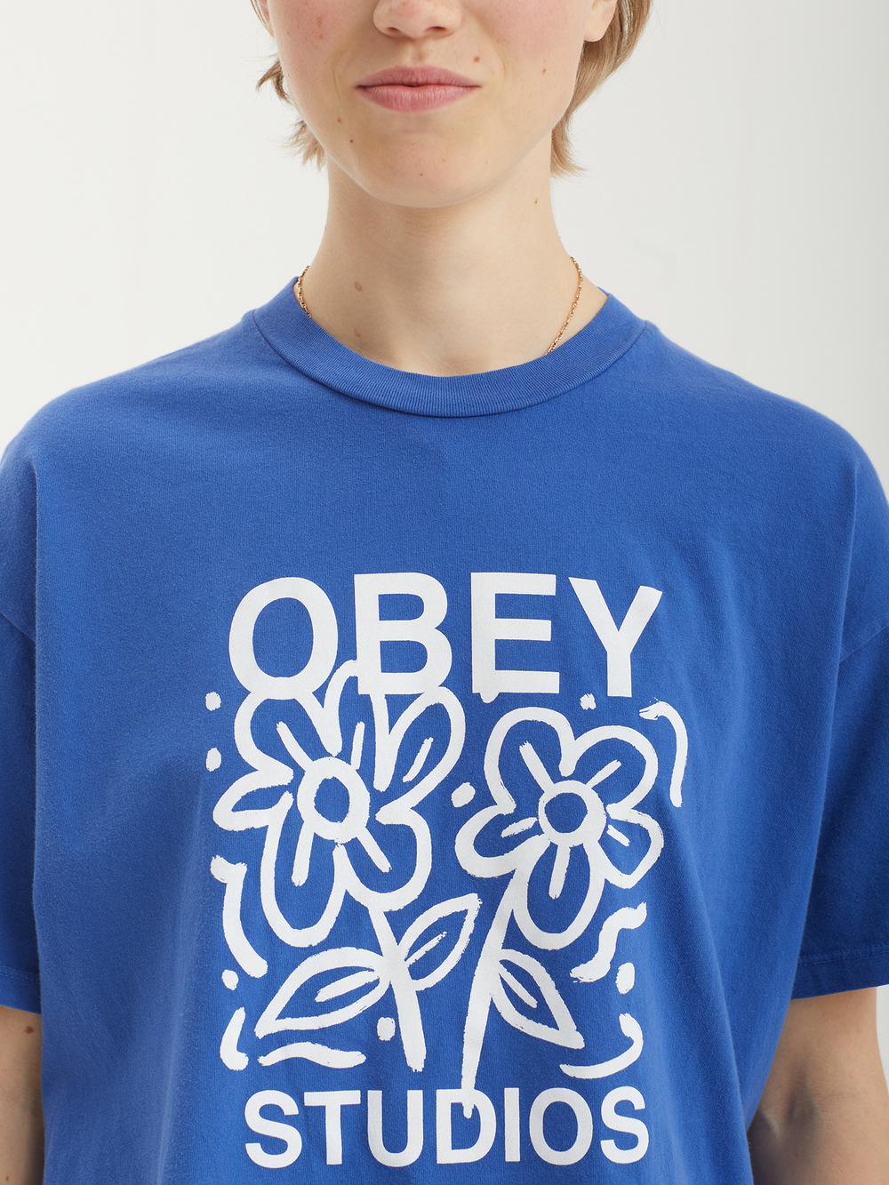Женская Футболка Obey Flower Dance