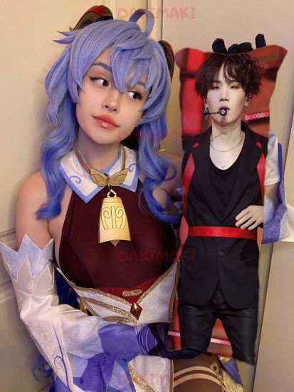 Мини дакимакура Шуга из БТС | BTS арт. M0768, 60х20 см