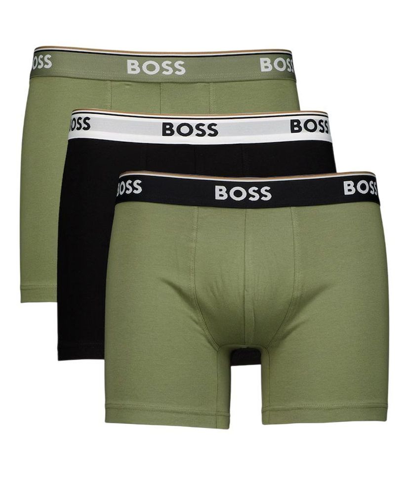 Мужские спортивные боксеры BOSS Power Boxer Briefs 3P - открыть разное