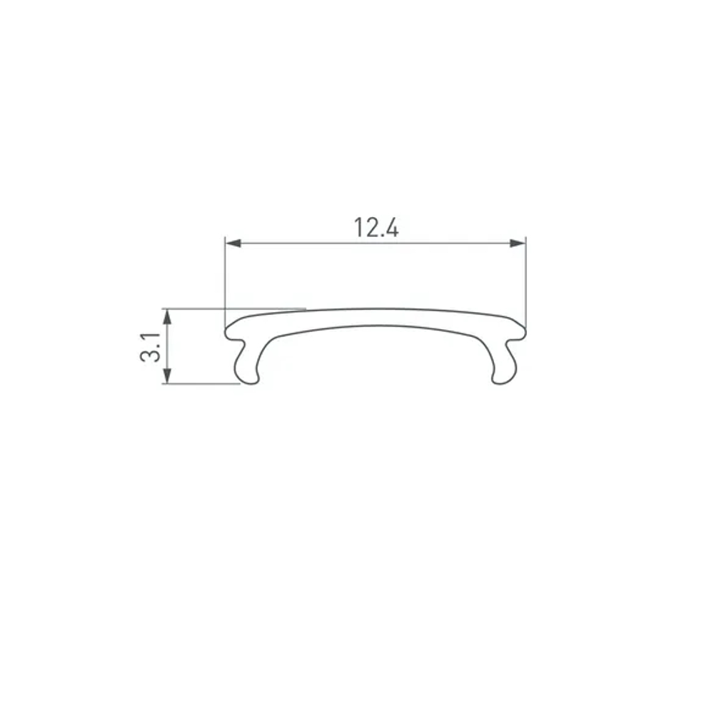 Экран ALM-W13-2020 FROST полуматовый (Arlight, Пластик) 026748(1)