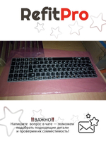 Клавиатура для ноутбука Lenovo Y570 раскладка - английская, без подсветки, черная (25011737), оригинал