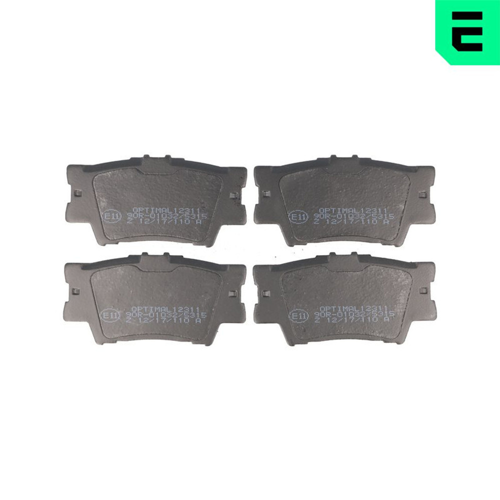 OPTIMAL - BP12311-OPT - Brake Pad Set, disc brake