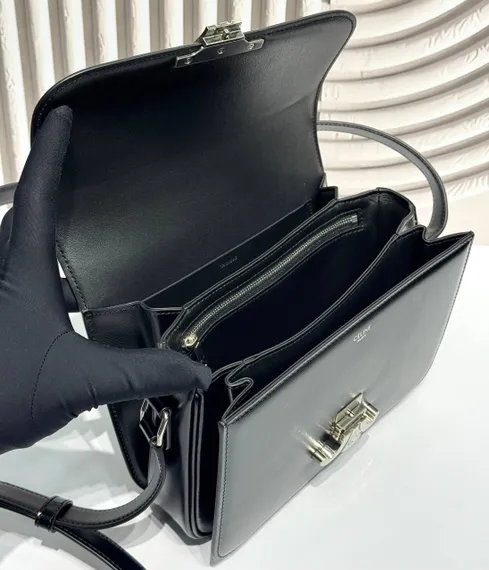 Сумки CELINE CLASSIQUE TRIOMPHE из блестящей кожи