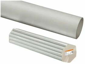 Труба гладкая жесткая ПВХ d 50 (21 м) длина 3 м, серая TDM SQ0404-0006