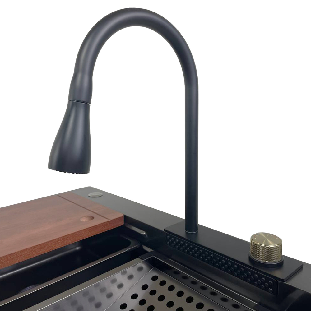 МОЙКА ОДИНАРНАЯ ИЗ НЕРЖ-Й СТАЛИ AVINA HM  7546BLT 3ММ ГРАФИТ СМЕС ДОСКА В КОМП.