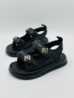 Детские кожаные босоножки Miu Miu