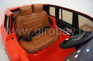 Детский электромобиль River Toys Mercedes-Benz GLK300 красный фото №5