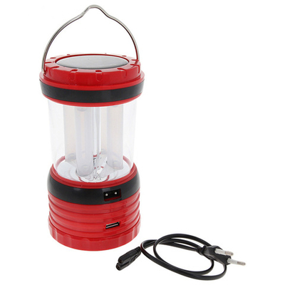 Фонарь кемпинговый "СИБИРСКИЙ СЛЕДОПЫТ-Неон", 4L, солн. бат., аккум. 220В, 3хАА, USB (Следопыт)