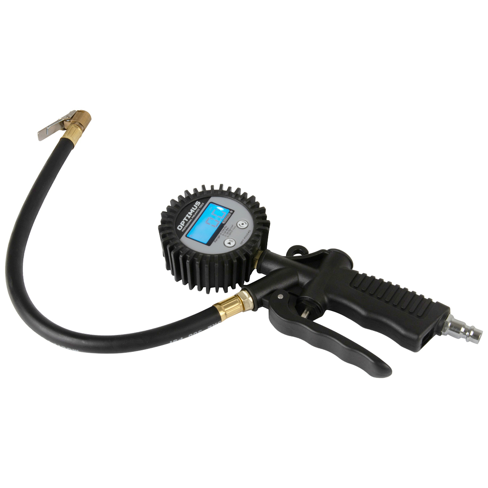 OPT-PI1040 Пистолет для подкачки шин с цифровым дисплеем 0,35-12 бар