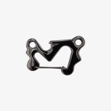 Карабин GLOSSY, Черно-серый