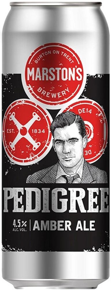 Пиво Марстонс Педигри / Marston&#39;s Pedigree 0.5 - банка