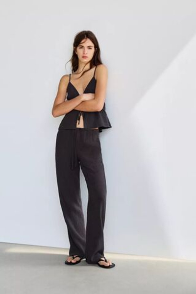 Брюки в стиле бамбула - PULL&BEAR