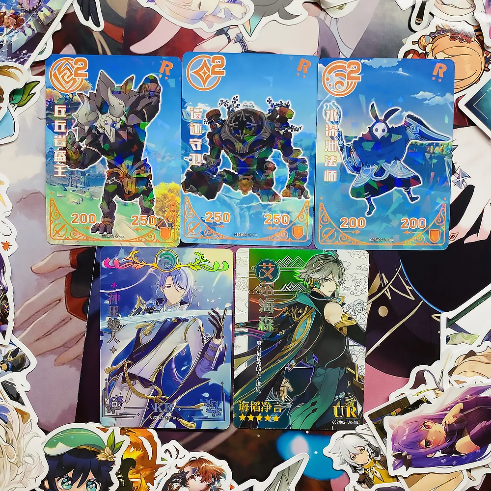 Коллекционные карточки "Геншин Импакт / Genshin Impact - Голубая упаковка"