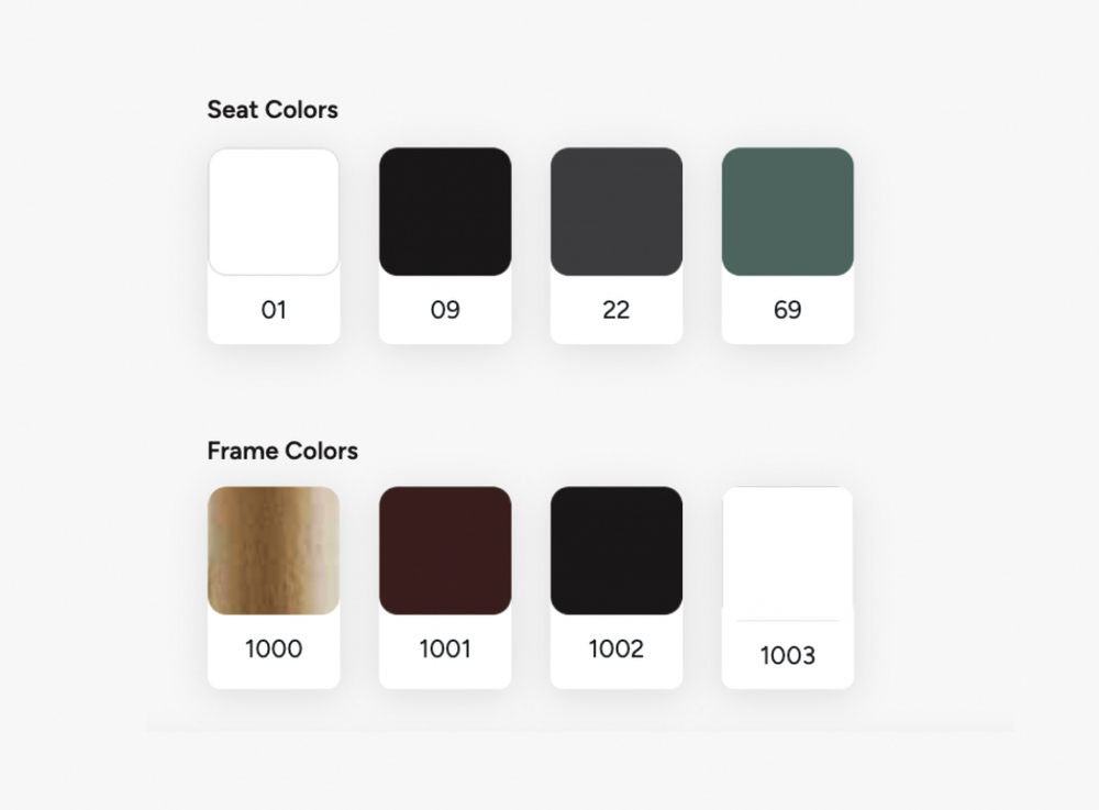 Стул пластиковый Papatya Yugo-S Wox Beech, антрацит