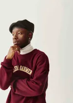 Толстовка Called a Garment College вишневая