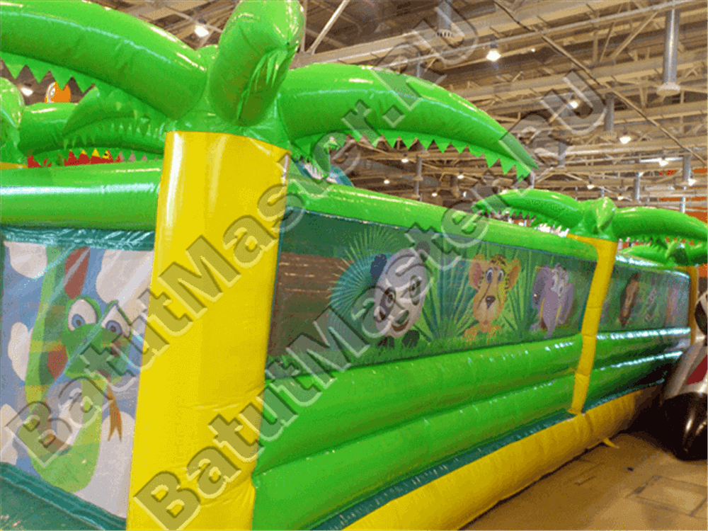 Надувной коммерческий батут "Джунгли"