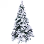 Ёлка «Морозко» 180 см, белая снежная посыпка (600 веток)