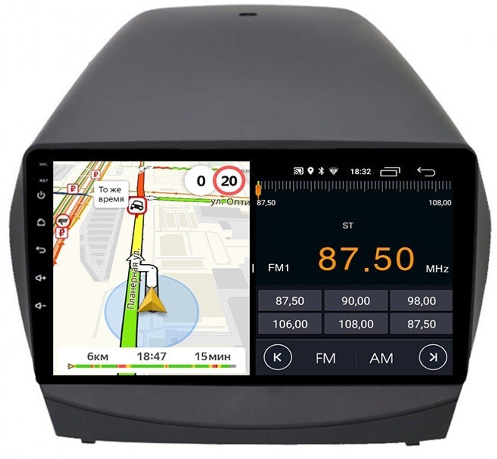 Магнитола для Hyundai iX35 2009-2015 - Parafar PF361FHD на Android 13, 8-ядер, 2Гб+32Гб, CarPlay, 4G SIM-слот