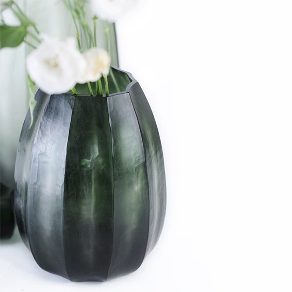 Ваза 18см Guaxs Koonam M зеленая